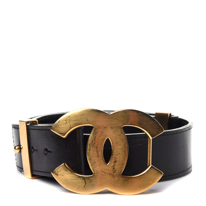 Chanel Calfskin CC Belt 75 30 Black 1 of 4