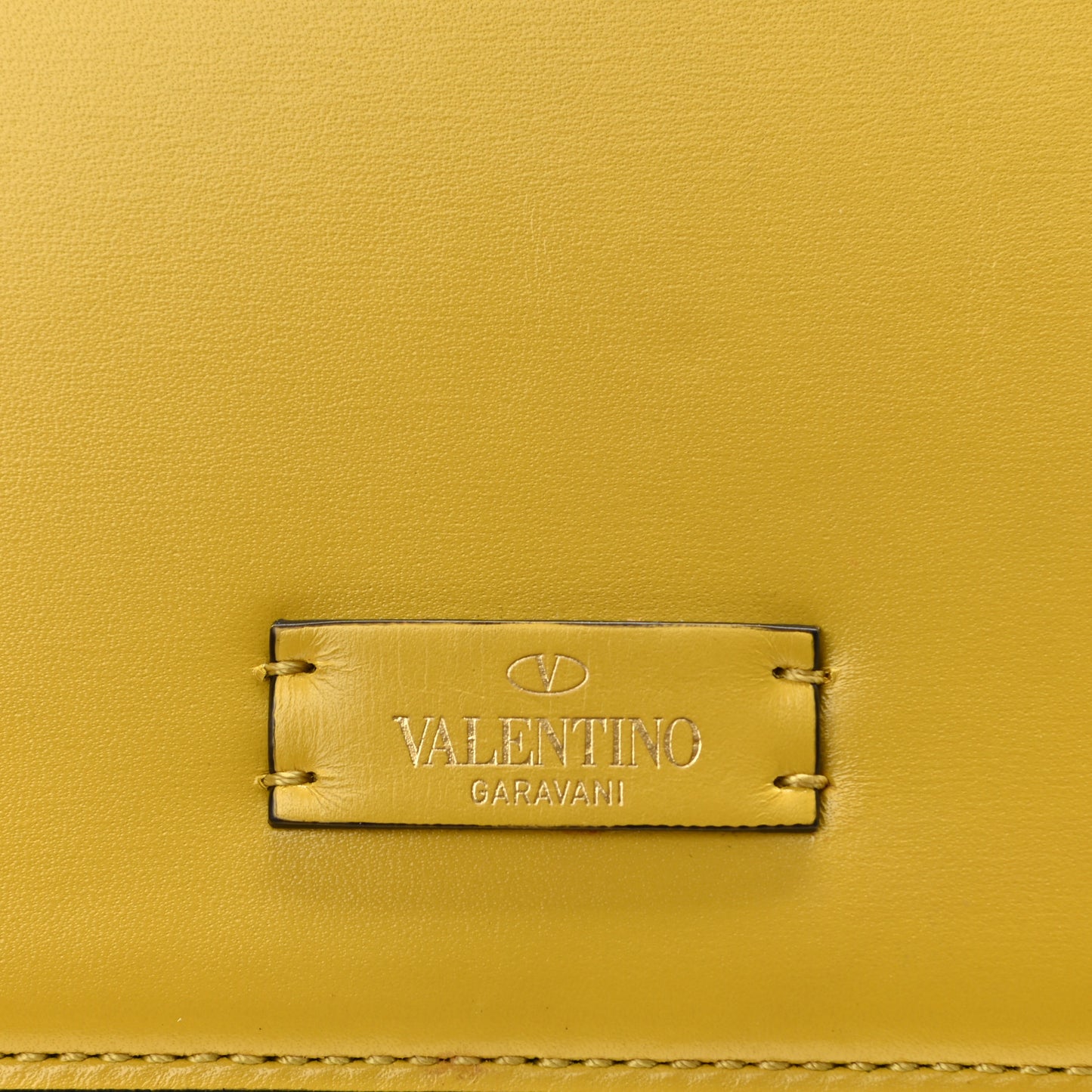 Smooth Calfskin Small VSling Shoulder Bag Senape