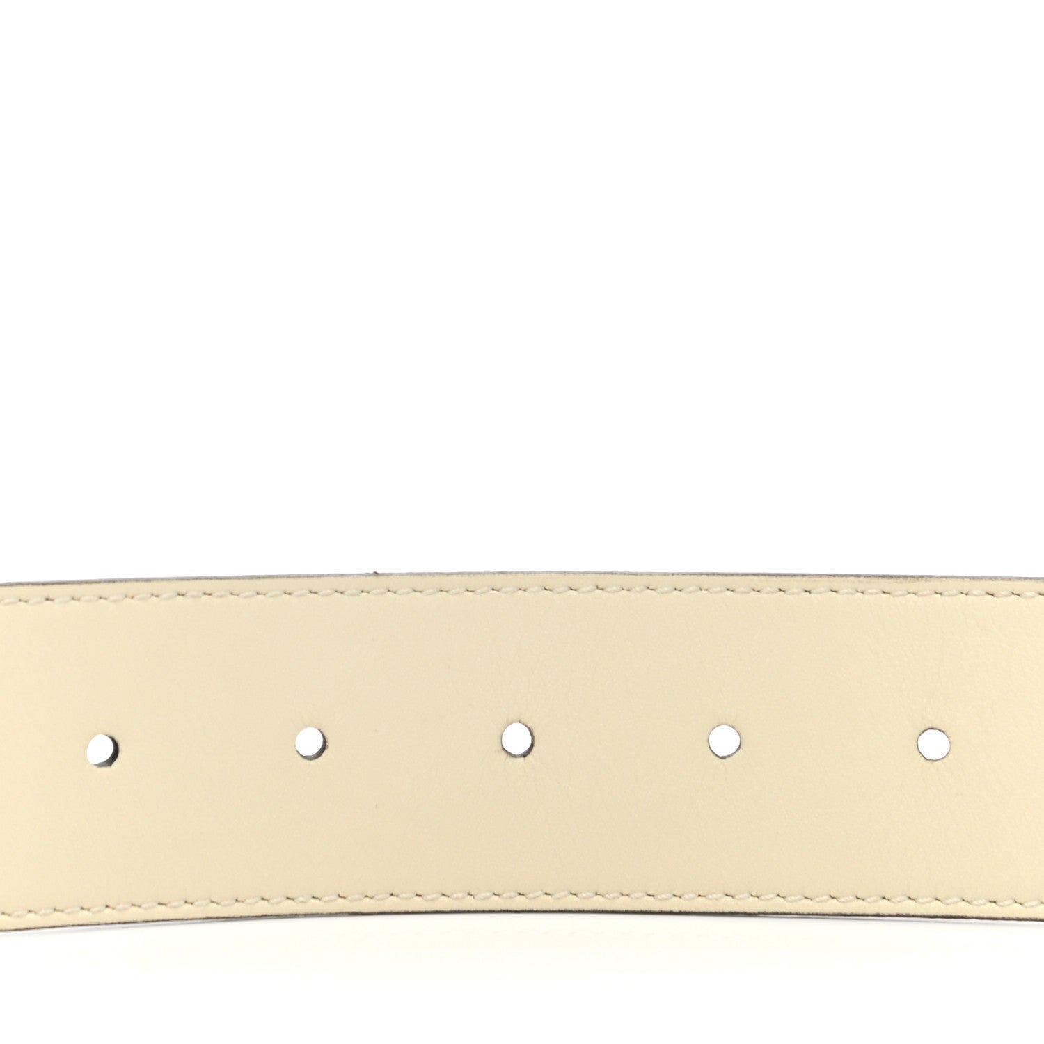 Gucci Calfskin Double G 40mm Belt 85 34 Mystic White 3 of 8