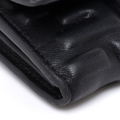 Fendi Nappa Matisse FF Embossed Continental Wallet Black 8 of 11