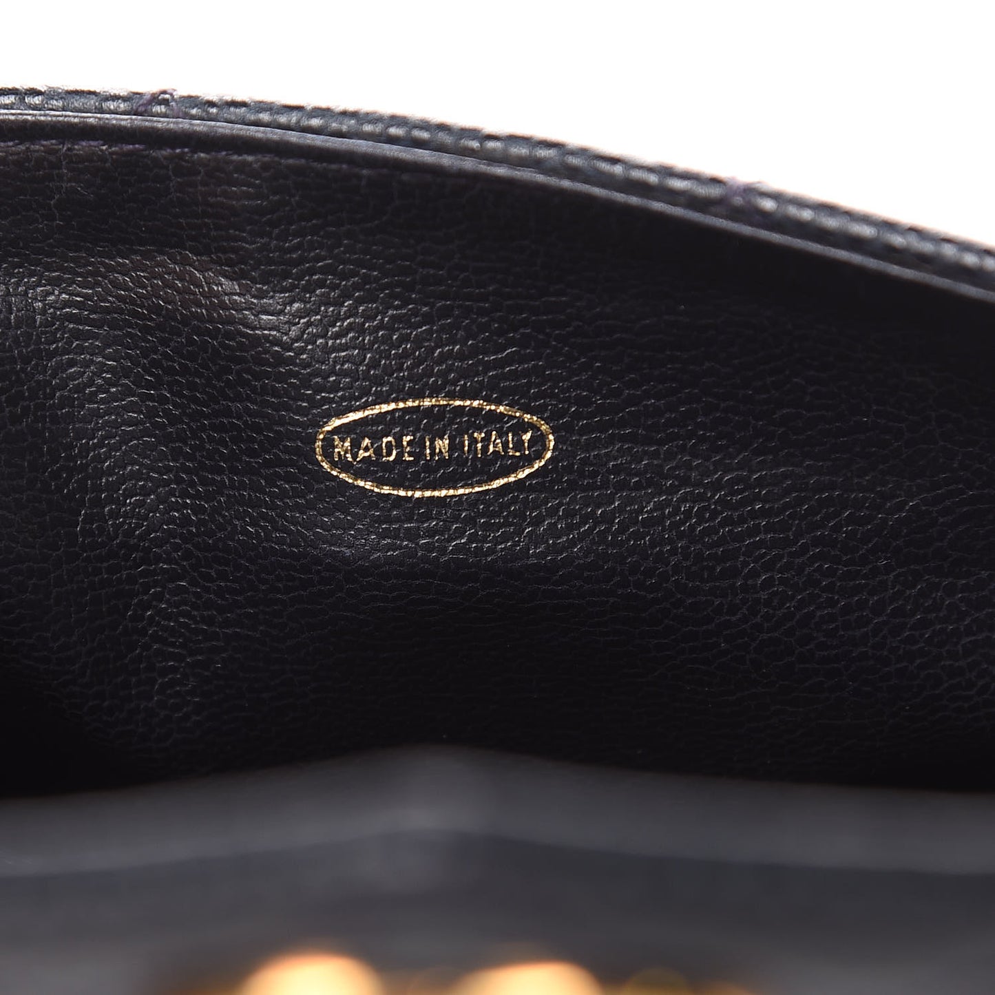 Caviar Quilted Flap Belt Bag Clutch Navy