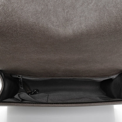 Chanel Calfskin Quilted Large Boy Flap Grey 5 of 7