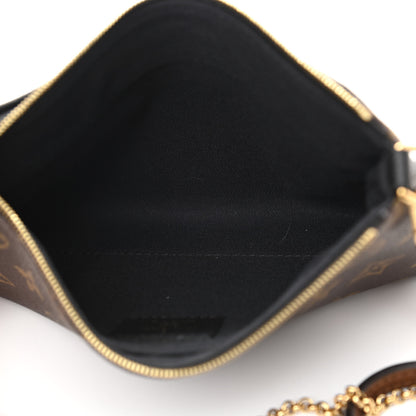 Louis Vuitton Monogram Pallas Clutch Black 5 of 11