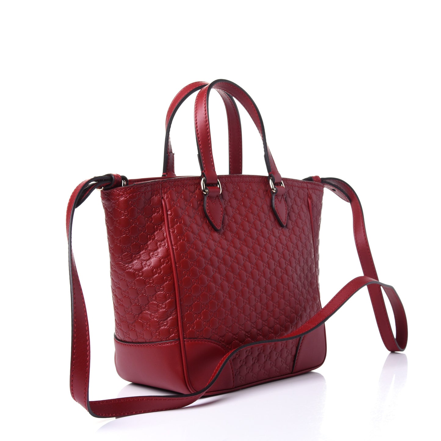 Microguccissima Small Bree Tote Red