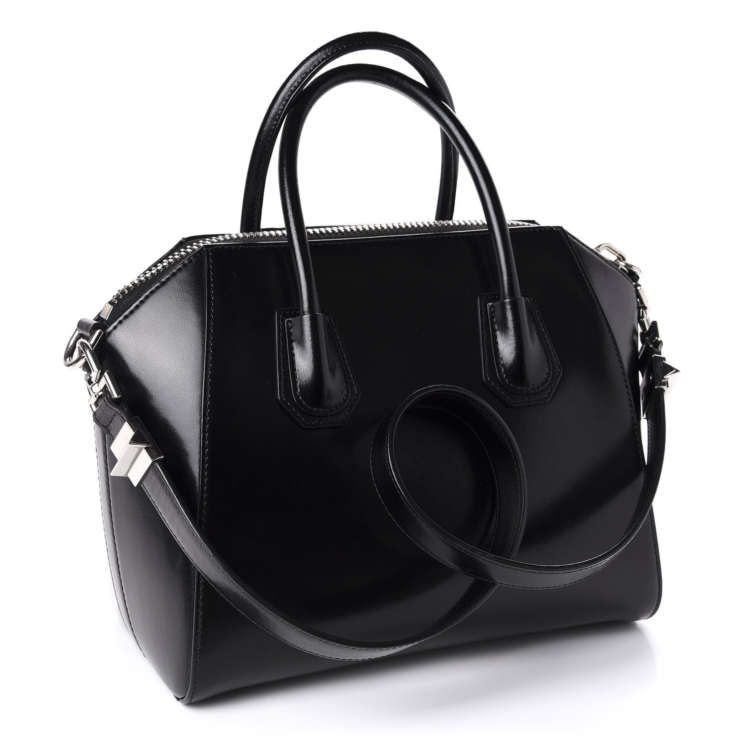 Givenchy Shiny Lord Calfskin Small Antigona Black 4 of 12