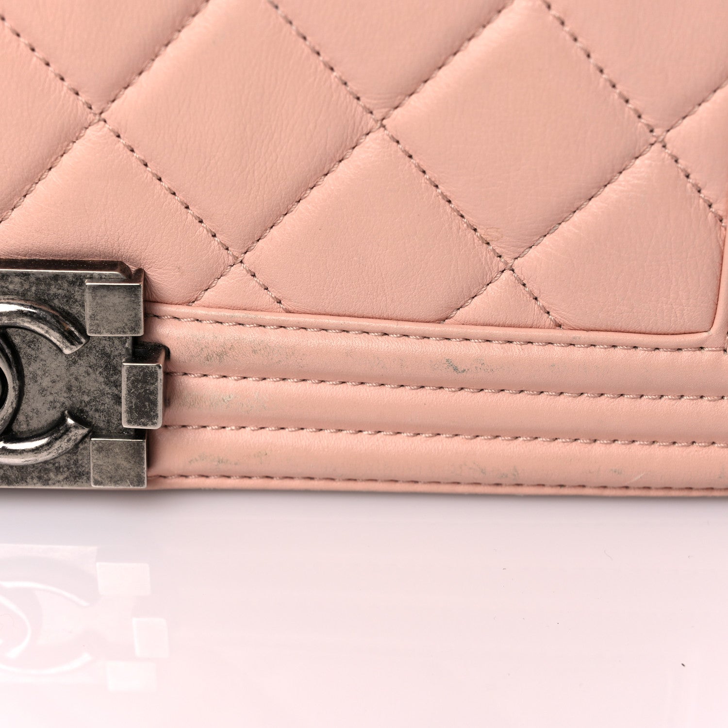 Chanel Calfskin Quilted New Medium Boy Flap Light Pink 23 of 29
