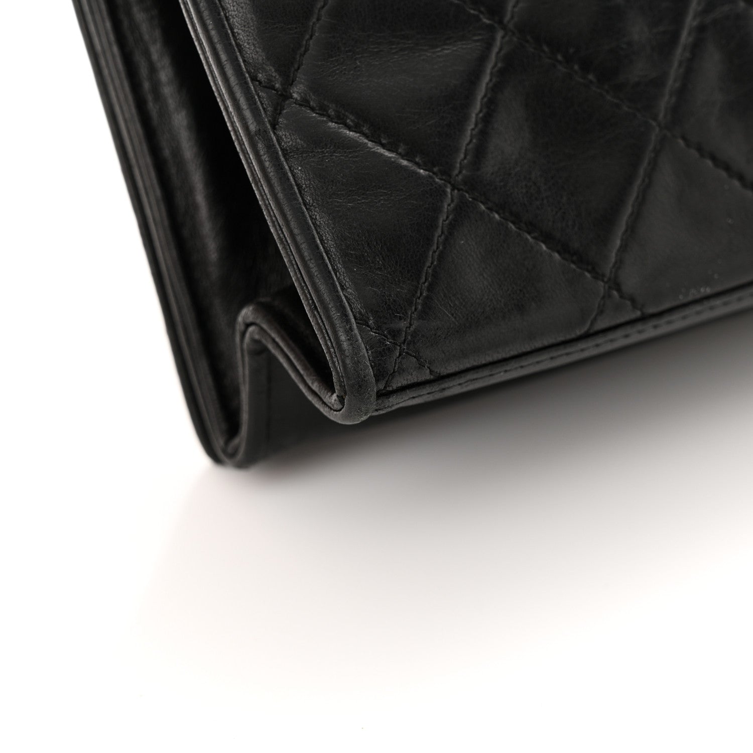 Chanel Lambskin Quilted CC Small Single Flap Black 18 of 19