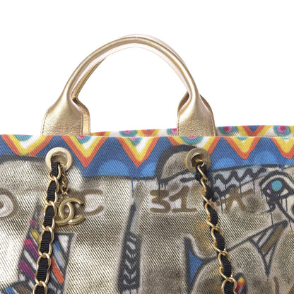 Chanel Graffiti Printed Canvas Street Spirit Tote Multicolor 14 of 14