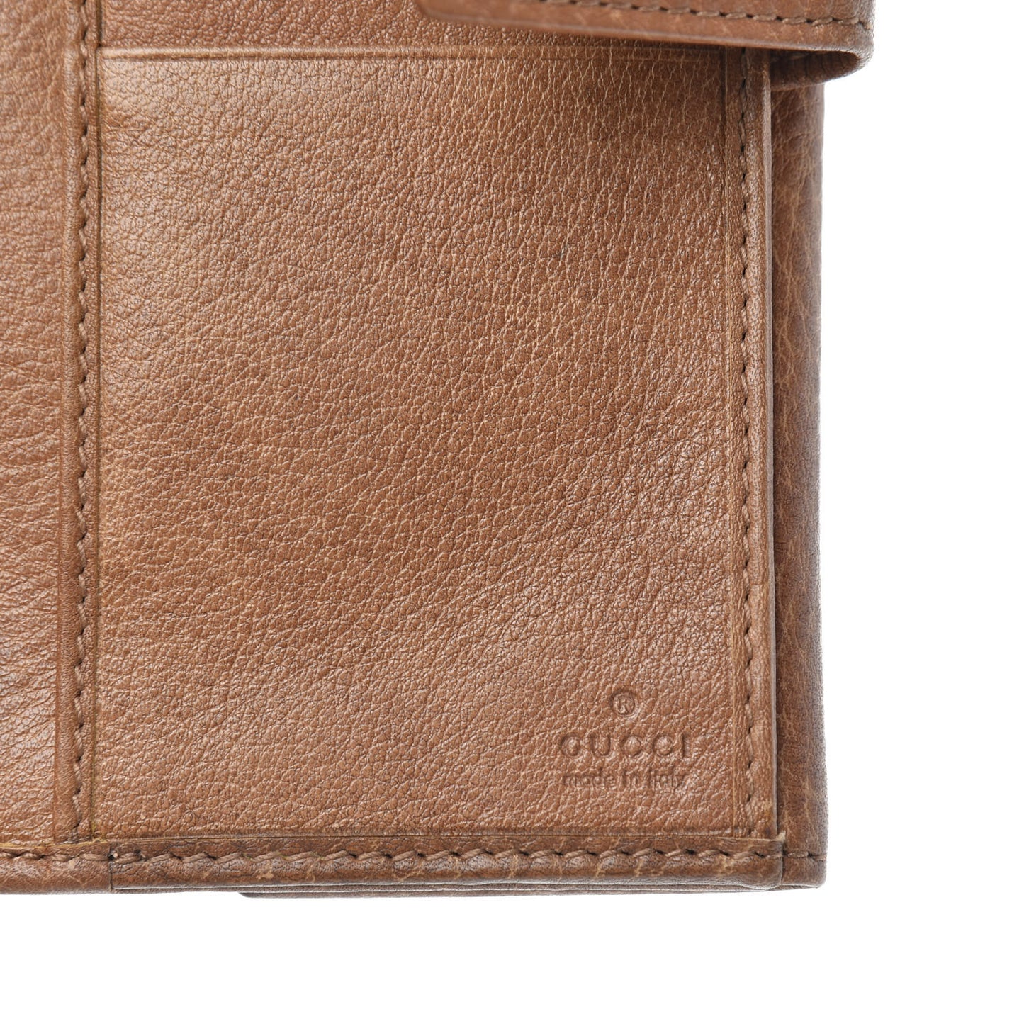 Calfskin Miss GG Continental Wallet Old Naturale