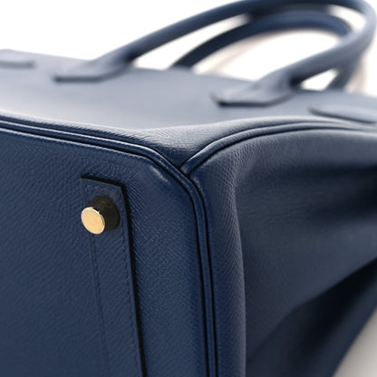 Hermes Epsom Birkin 30 Bleu Saphir Bleu Saphir 10 of 11