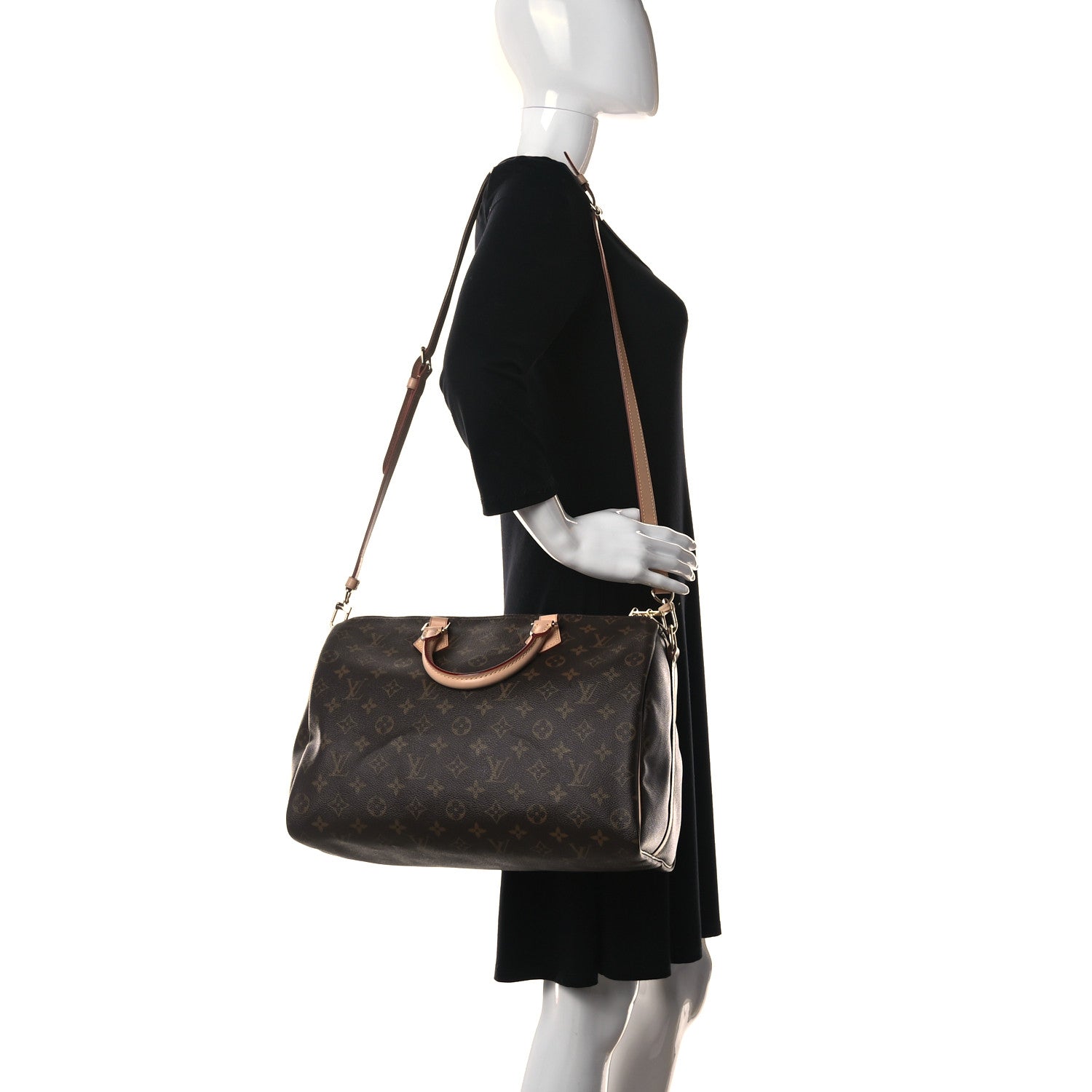 Louis Vuitton Monogram Speedy Bandouliere 35 2 of 11