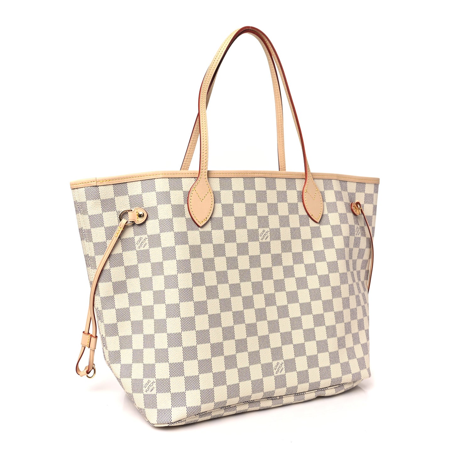 Damier Azur Neo Neverfull MM Rose Ballerine