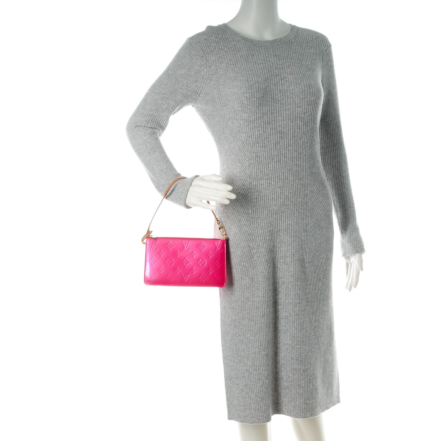 Louis Vuitton Vernis Lexington Pochette Fuchsia 2 of 7