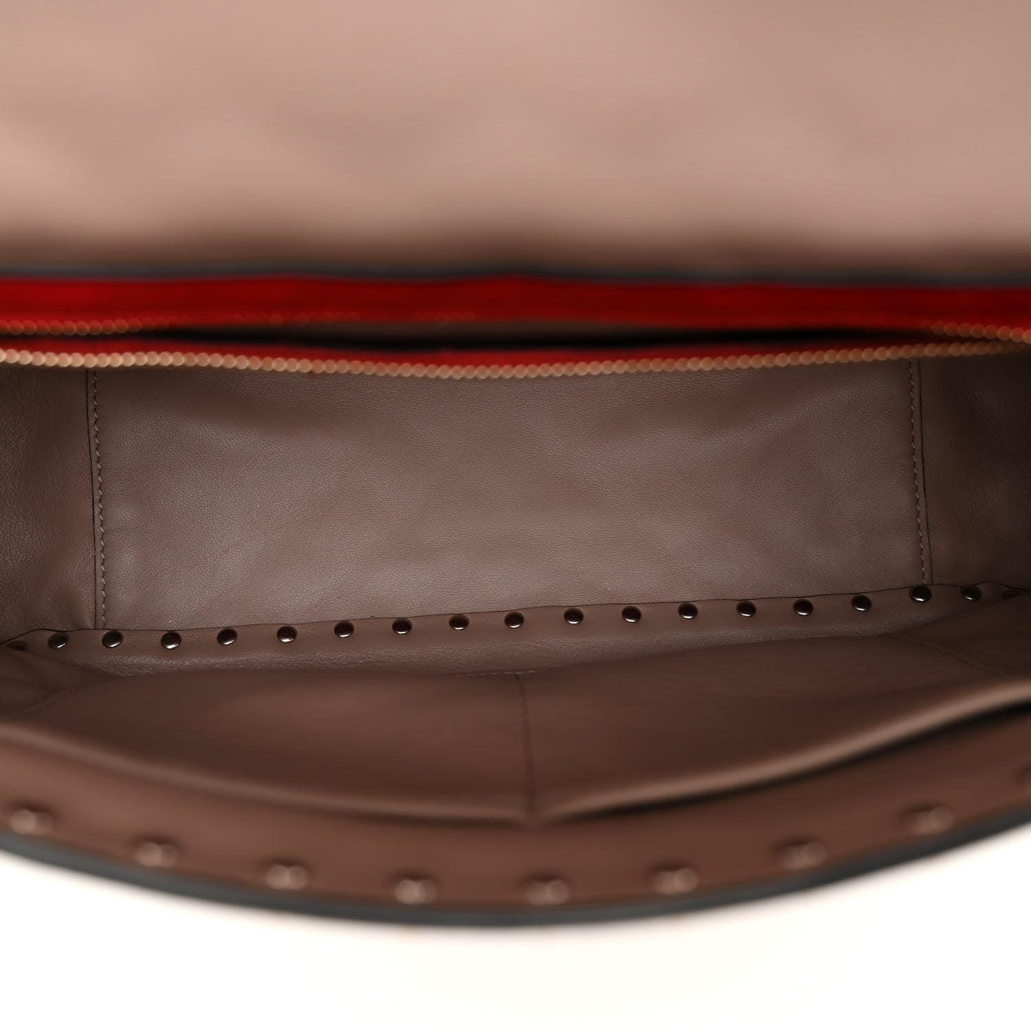 Valentino Garavani Nappa Large Rockstud Spike Shoulder Bag Poudre 5 of 10