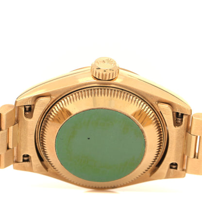 Rolex 18K Yellow Gold Diamond 26mm Datejust President Watch Champagne 69178 4 of 4