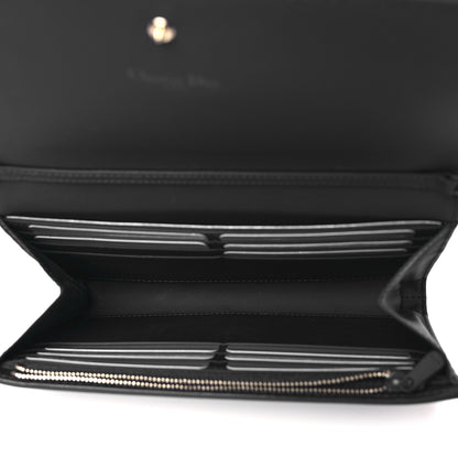 Christian Dior Matte Calfskin Studded Diorama Croisiere Chain Wallet Indigo 5 of 10