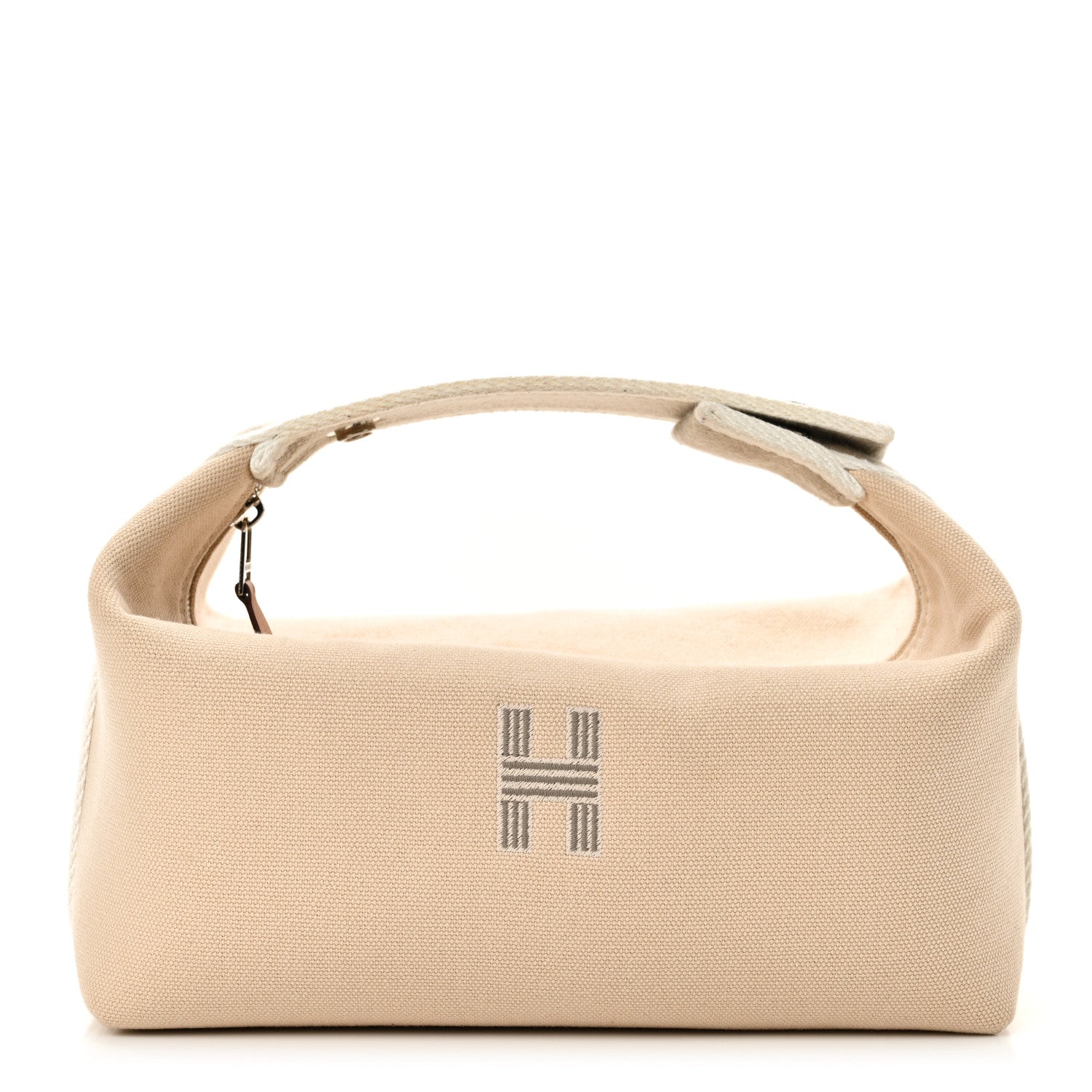 Hermes Canvas Small Bride-A-Brac Pouch Natural 1 of 9