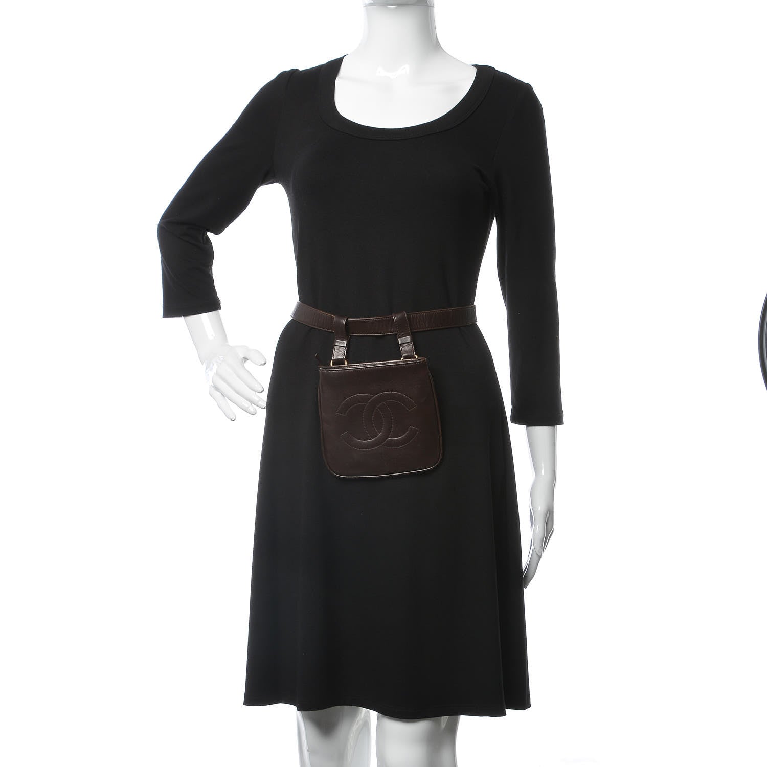 Chanel Lambskin Waist Belt Bag Brown 2 of 9