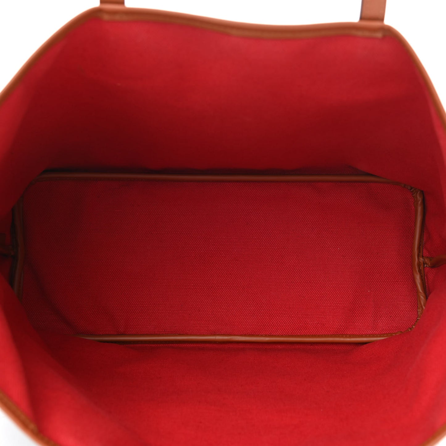 Grained Calfskin Canvas 1920 Oh! Tote Ruban Duo MM Indigo Bronze Cognac