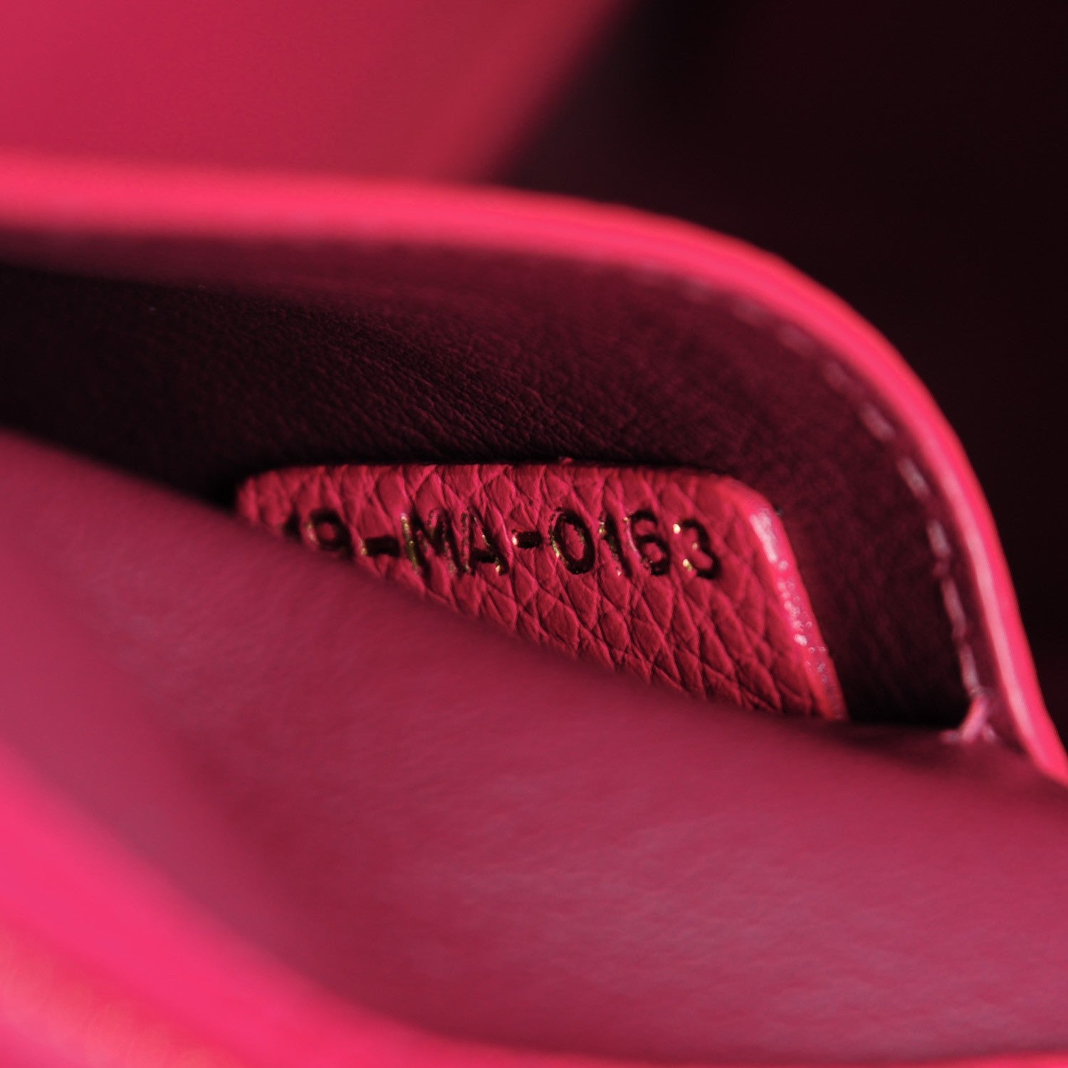 Christian Dior Grained Calfskin Bar Tote Coquelicot 7 of 7