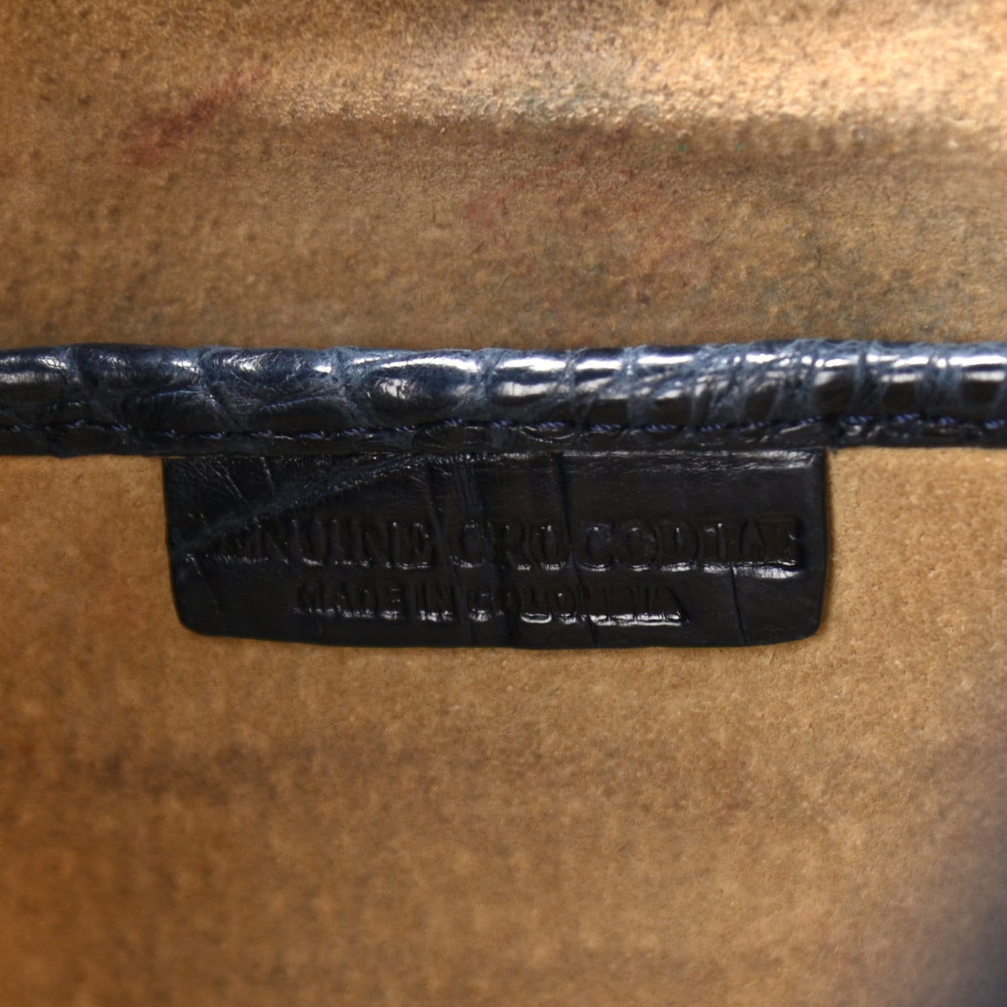 Crocodile Hobo Navy