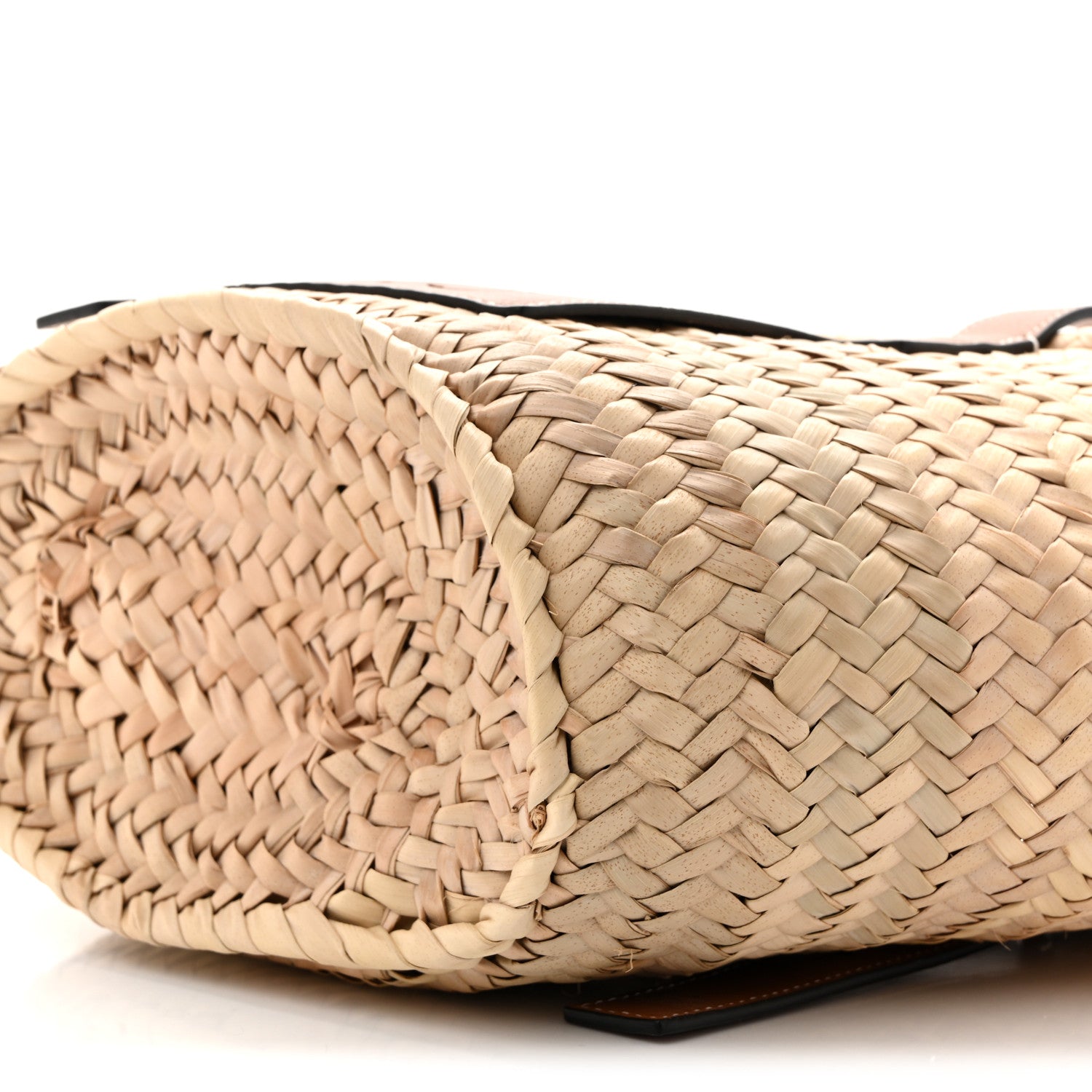 Loewe Raffia Small Basket Tote Bag Natural Tan 10 of 13
