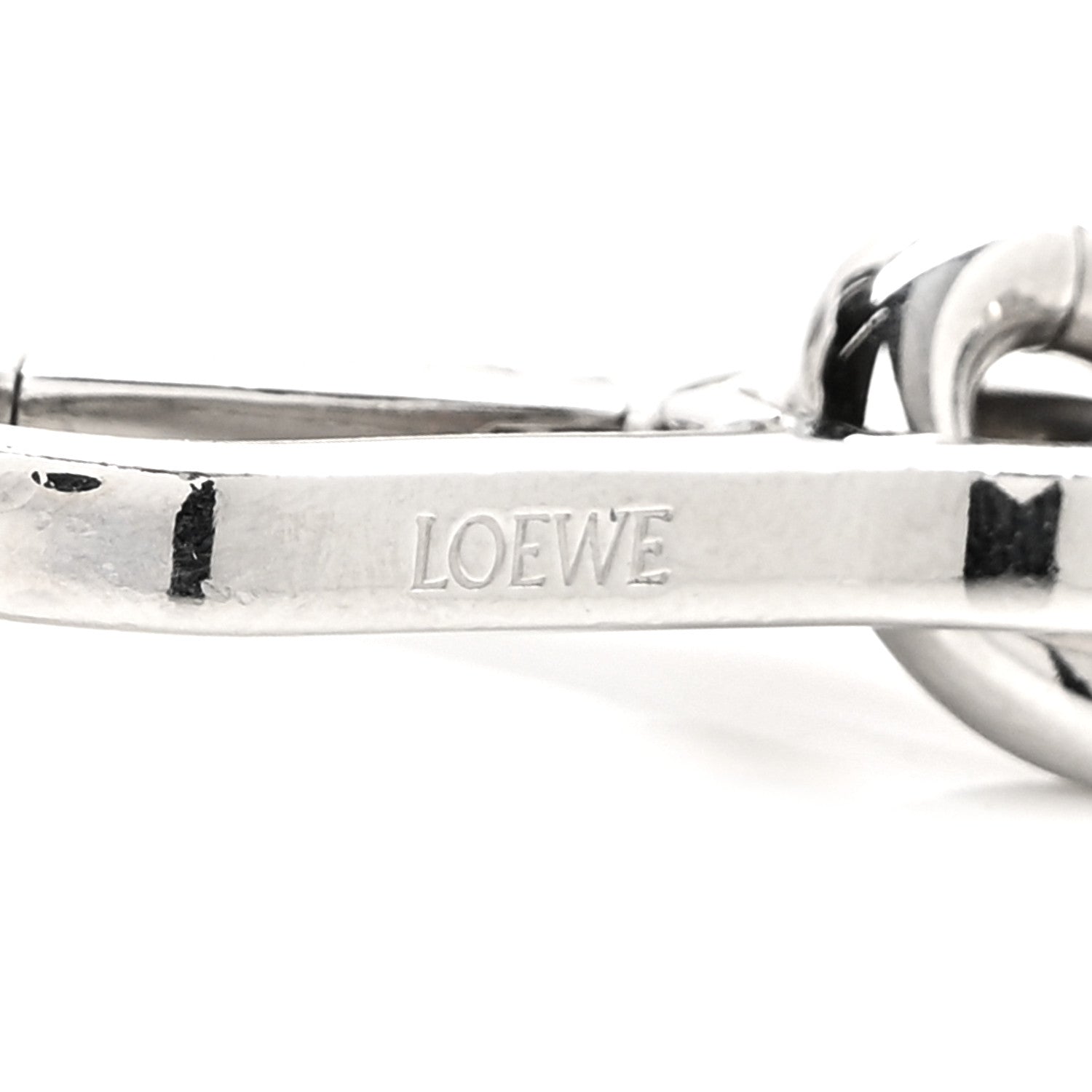 Loewe Brass Donut Chain Shoulder Strap Silver 4 of 5