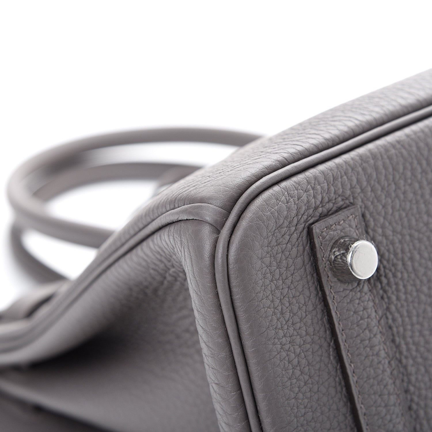 Hermes Togo Birkin 30 Etain 8 of 12