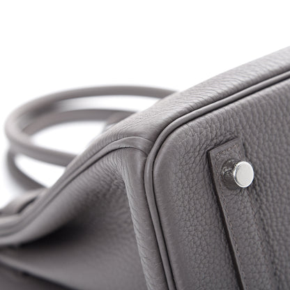 Hermes Togo Birkin 30 Etain 8 of 12
