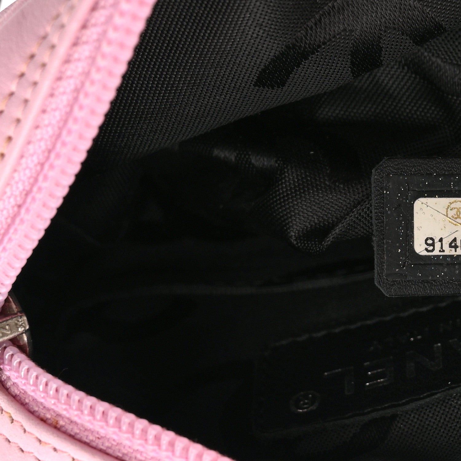 Chanel Calfskin Quilted Small Cambon Messenger Pink Black 7 of 10