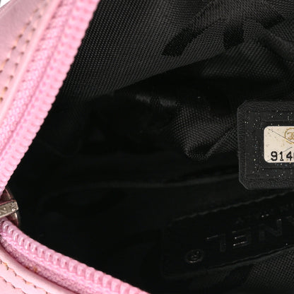 Chanel Calfskin Quilted Small Cambon Messenger Pink Black 7 of 10