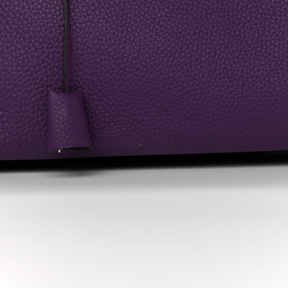 Hermes Taurillon Clemence Victoria II 35 Ultraviolet 12 of 13