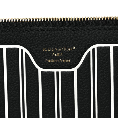 Louis Vuitton Calfskin Neverfull Inside Out MM Pochette Black 6 of 6