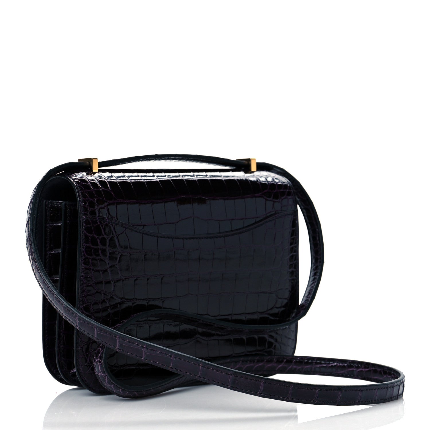 Hermes Shiny Constance 18 Aubergine 3 of 11
