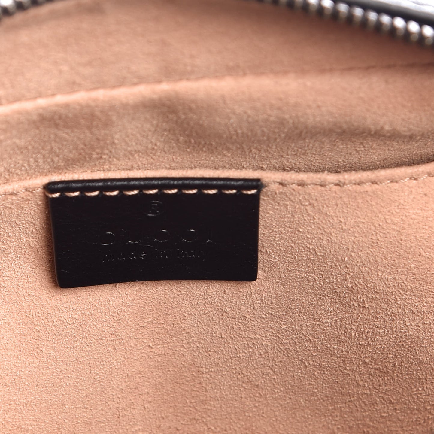 Calfskin Matelasse Small GG Marmont Chain Shoulder Bag Black