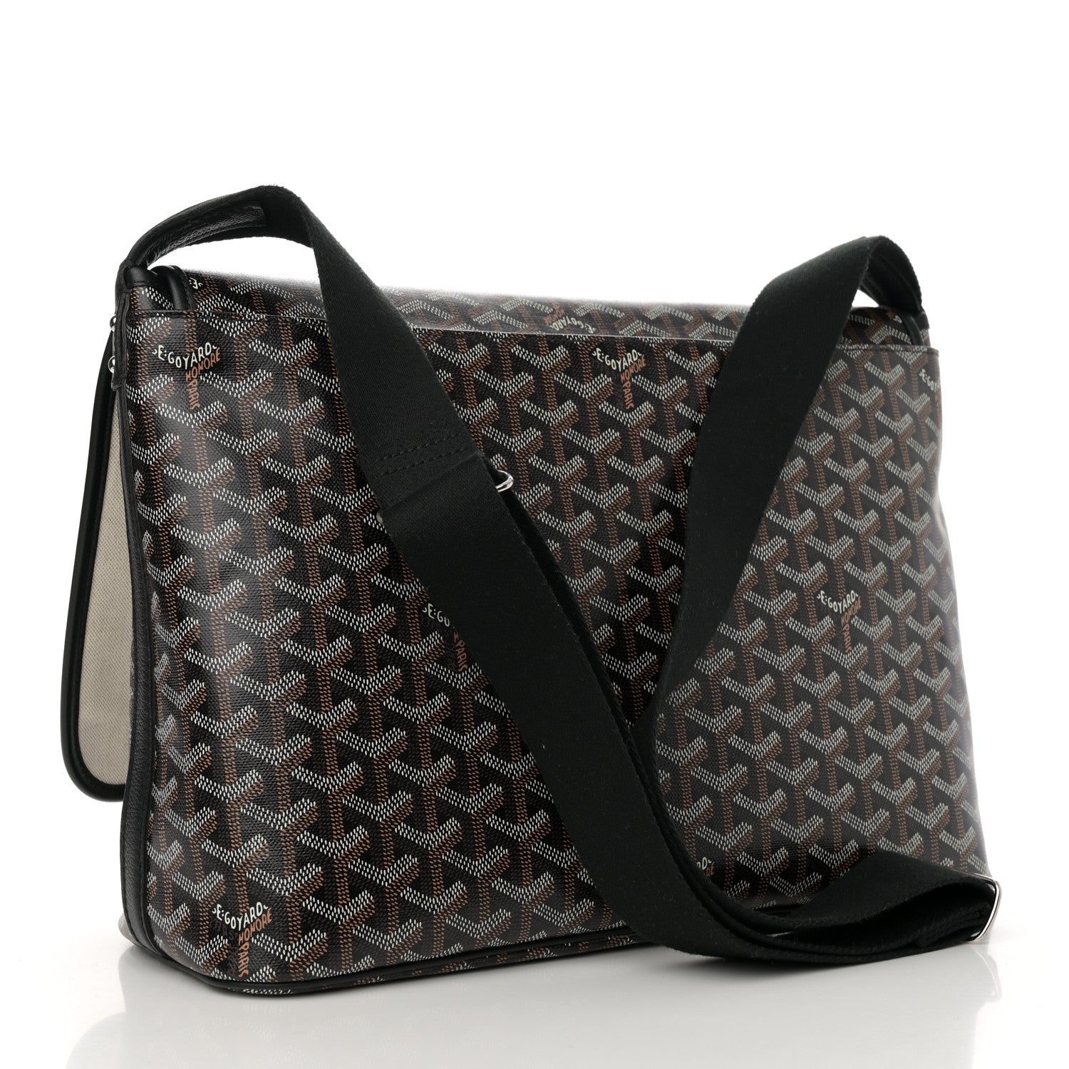Goyard Goyardine Capetien Messenger Bag Black 3 of 15