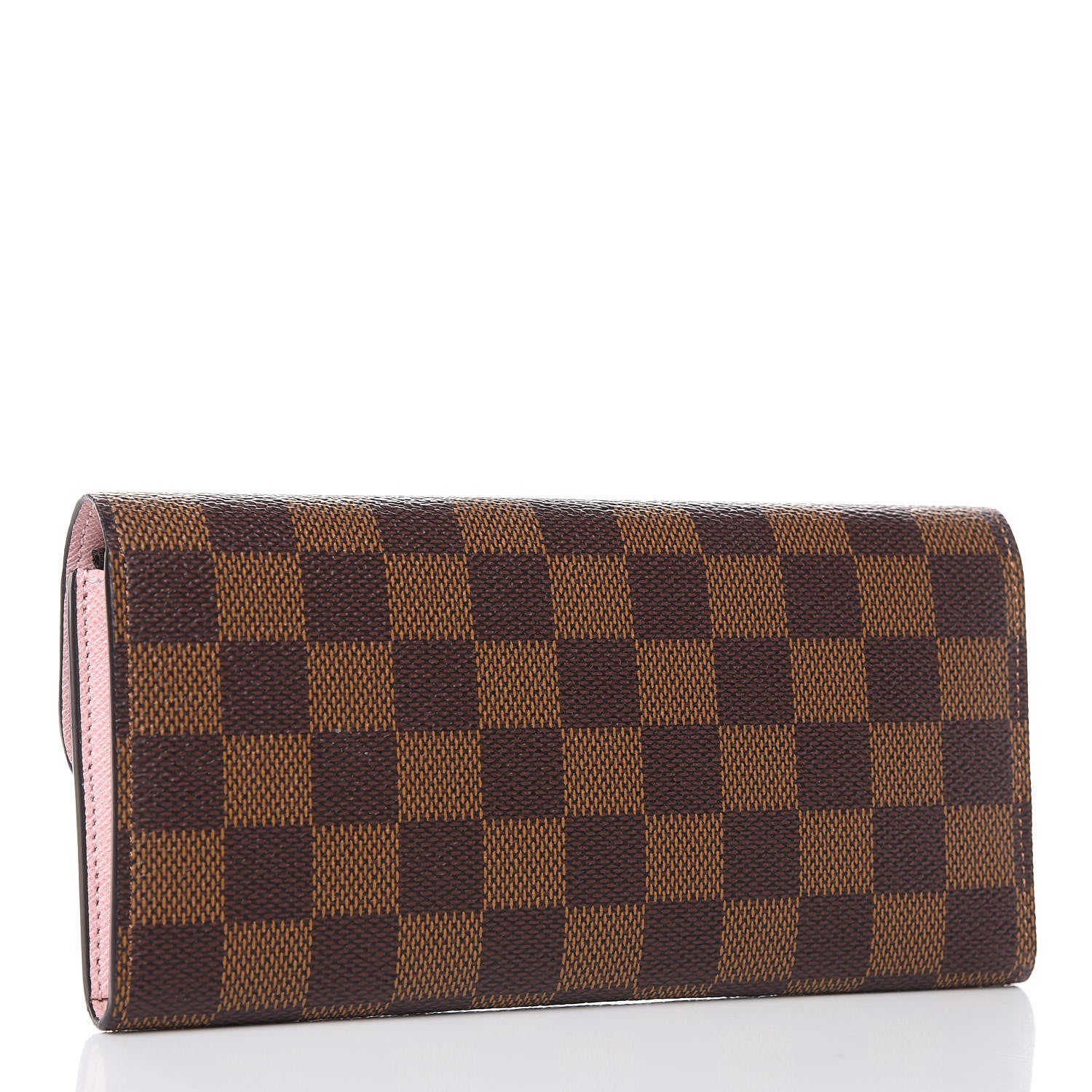 Louis Vuitton Damier Ebene Emilie Wallet Rose Ballerine 3 of 7