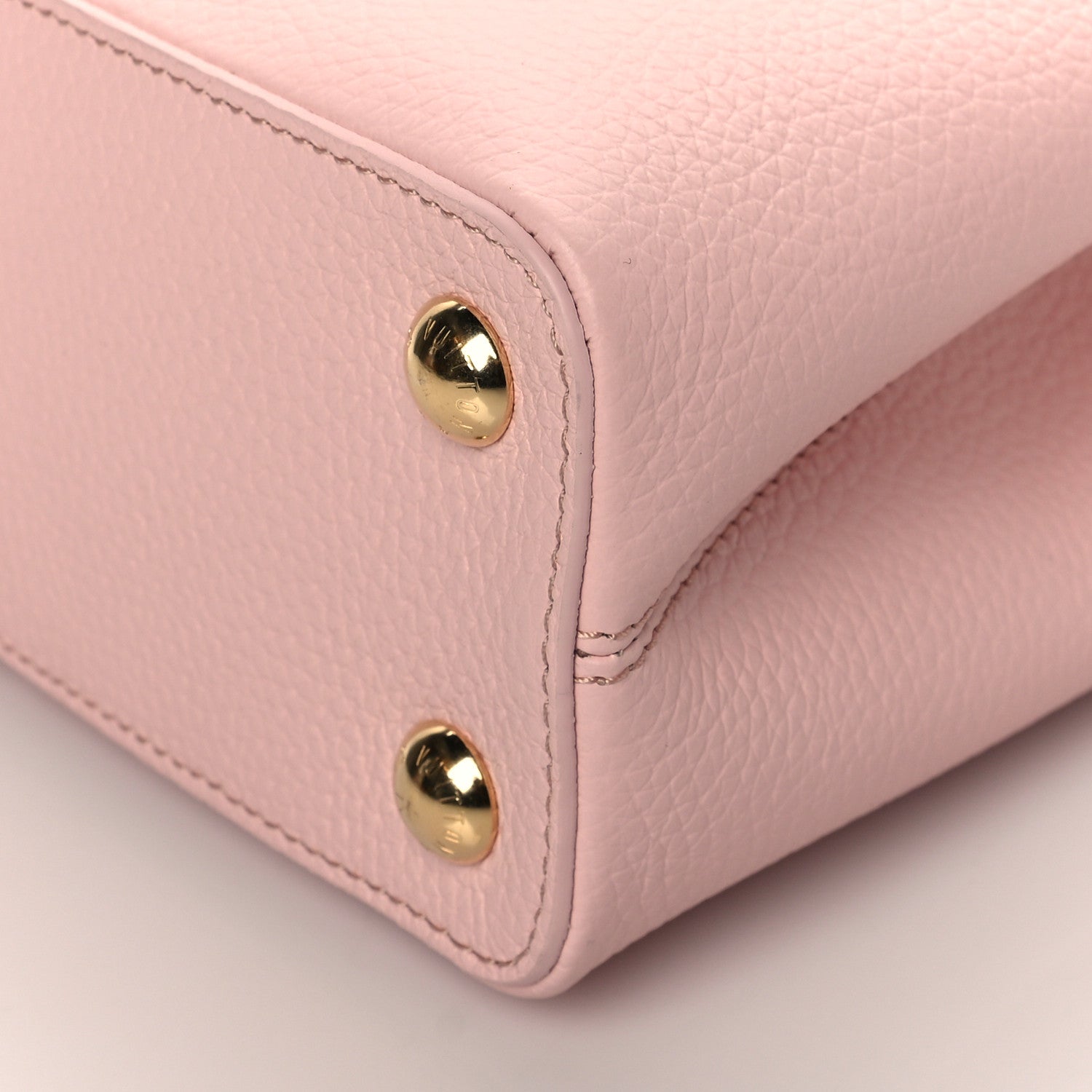 Louis Vuitton Taurillon Resin Murano Capucines BB Rose Jasmin 9 of 9