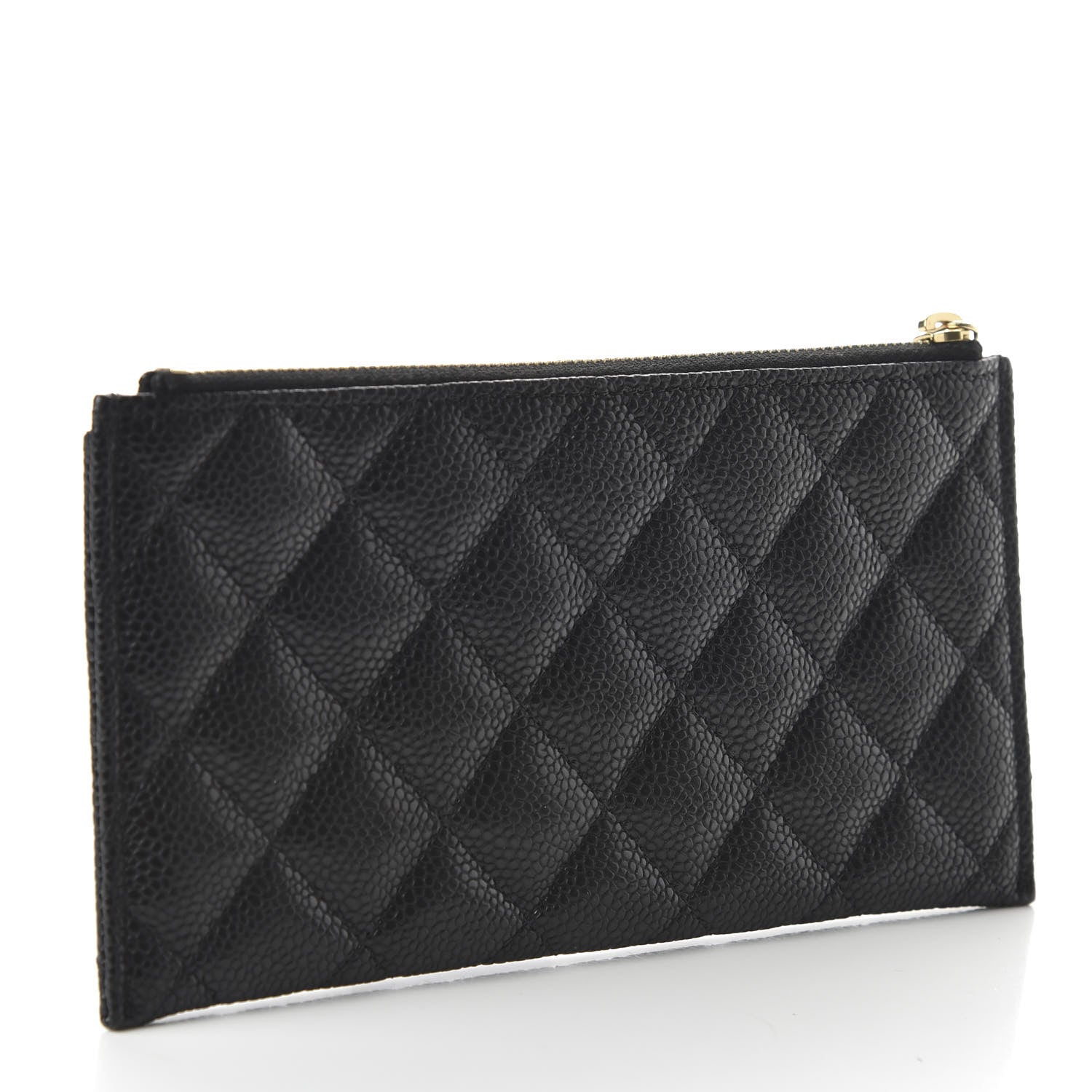 Chanel Caviar Quilted Classic Zip Pouch Black 3 of 10
