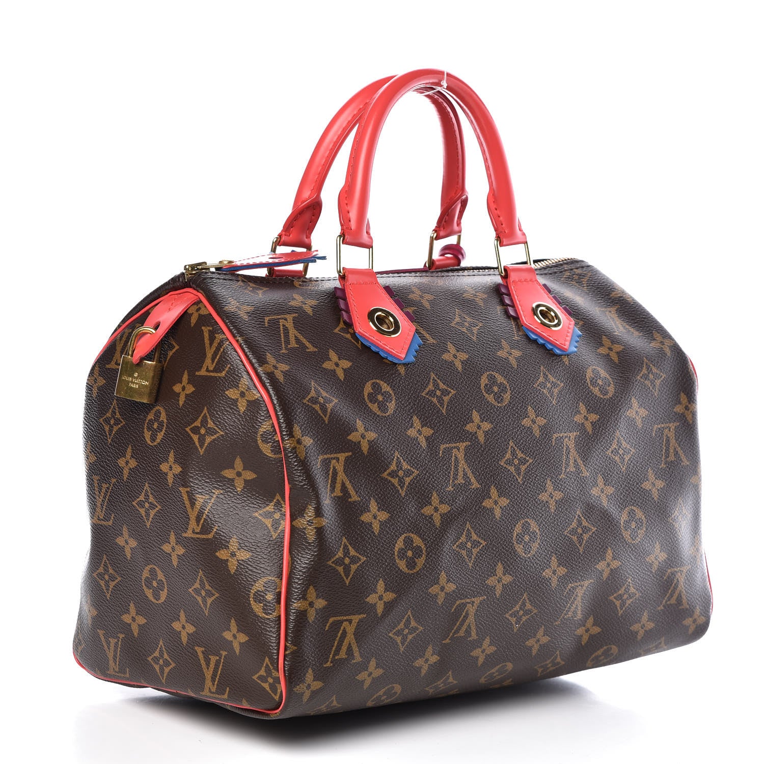 Louis Vuitton Monogram Totem Speedy 30 Flamingo 3 of 9
