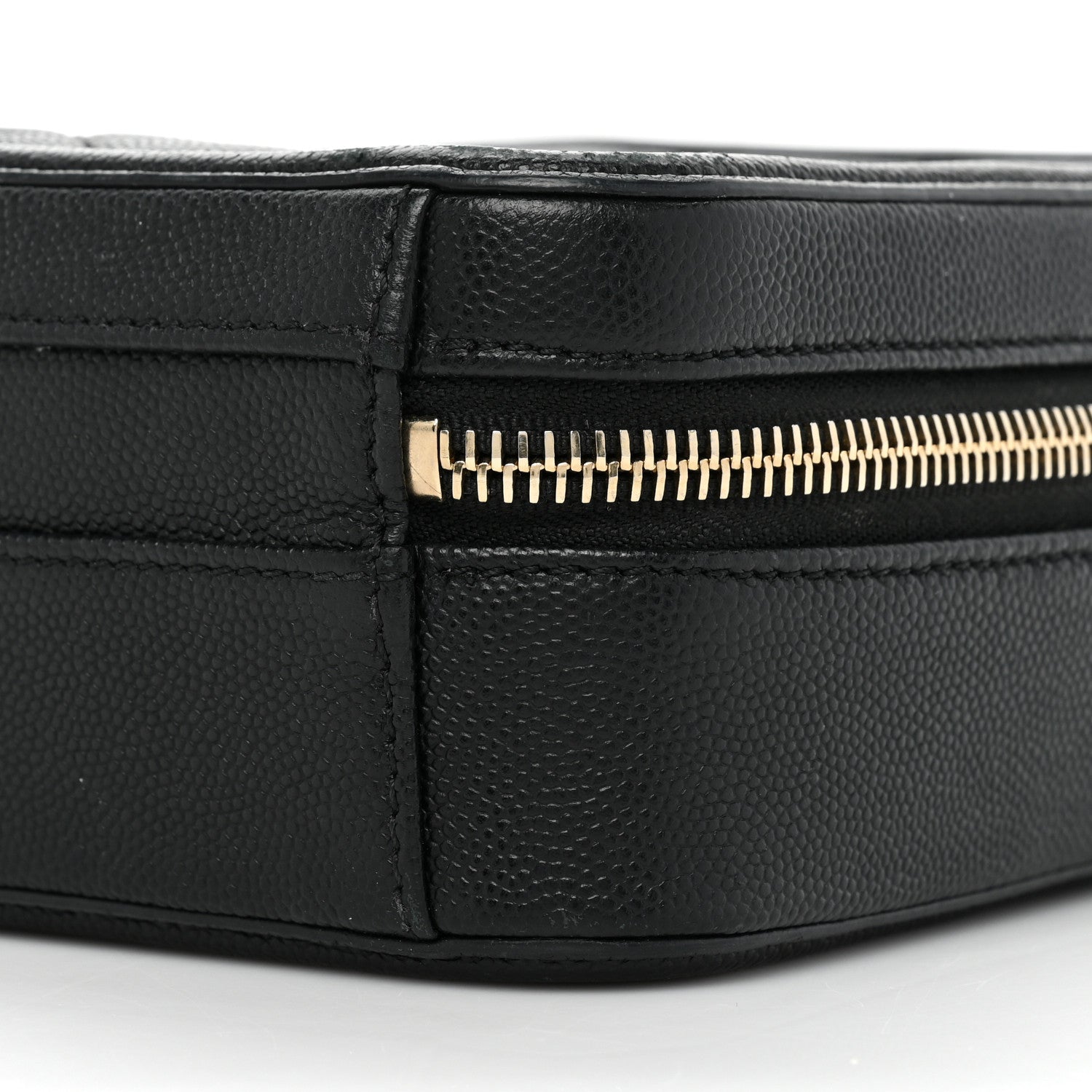 Chanel Caviar Quilted CC North South Filigree Vanity Case Black 8 of 22