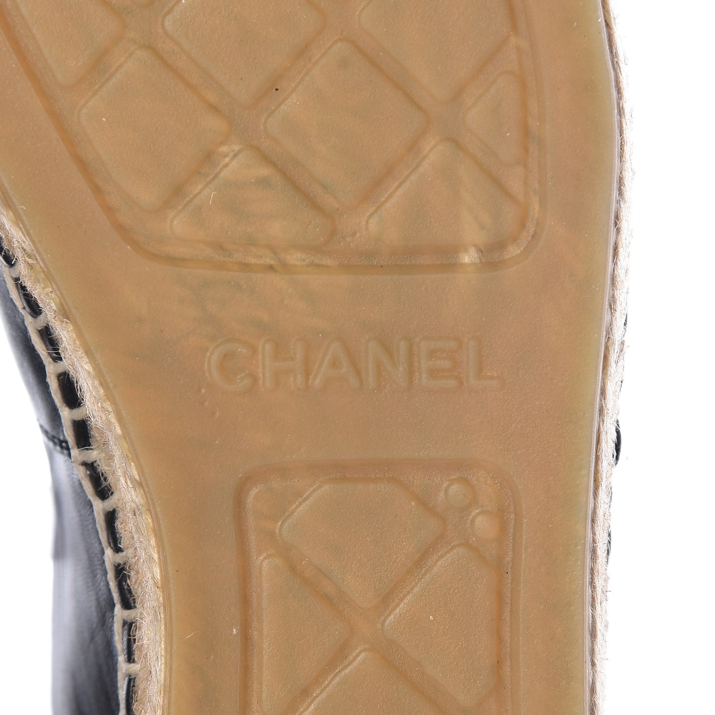 Lambskin CC Espadrilles 39 Black