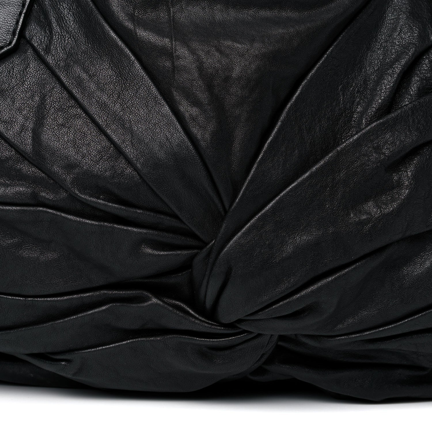 Burberry Lambskin Maggie Soft Knot Hobo Black 8 of 17