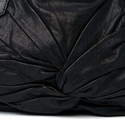 Burberry Lambskin Maggie Soft Knot Hobo Black 8 of 17