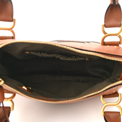 Chloe Calfskin Medium Marcie Satchel Tan 5 of 9
