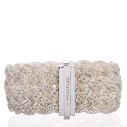 Tiffany Sterling Silver Somerset Braided Bracelet 3 of 6