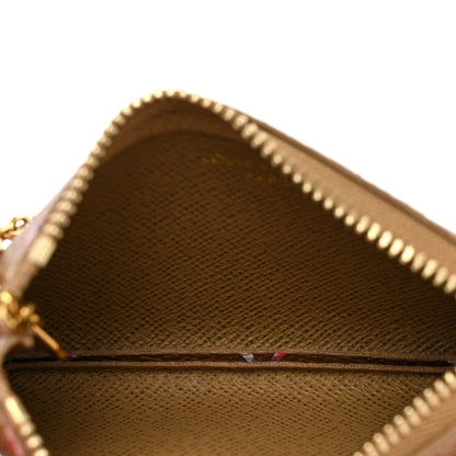 Louis Vuitton Metallic Monogram LV Garden Key Pouch Gold 5 of 7