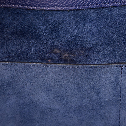 Celine Soft Grained Calfskin Small Belt Cabas Phantom Indigo 10 of 10