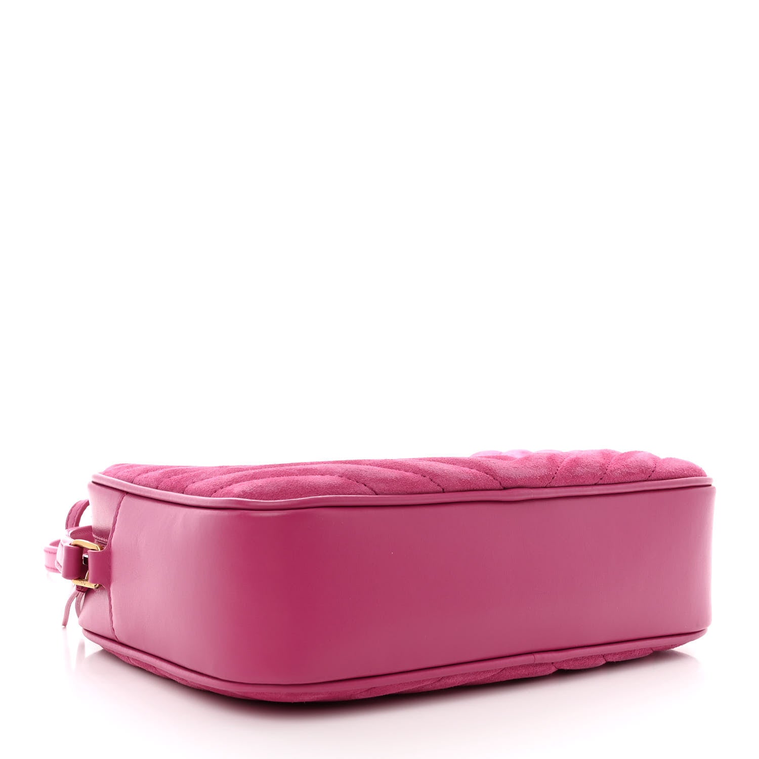 Saint Laurent Suede Matelasse Monogram Lou Camera Bag Rose 4 of 13