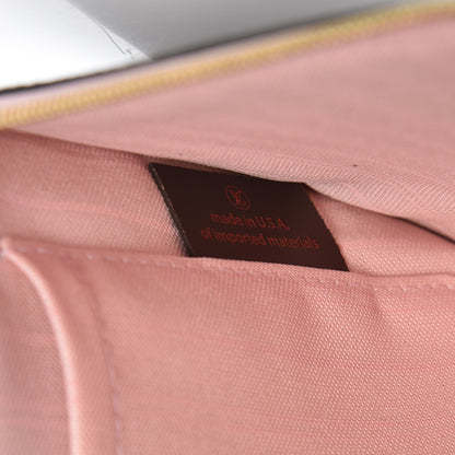 Louis Vuitton Damier Ebene Neverfull MM GM Pochette Rose Ballerine 7 of 8